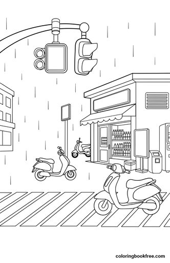 Neon crossing, a free People coloring page for Teens