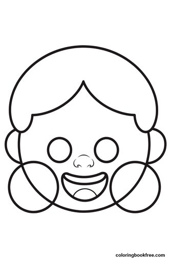 Smiling child, a free People coloring page for Toddler