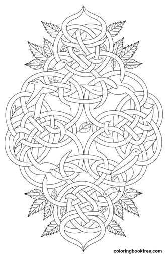 Celtic knots, a free Other coloring page for Adults