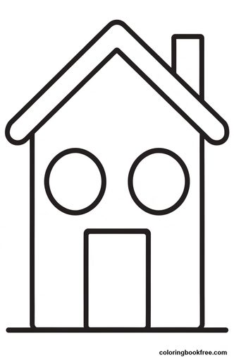 Little house, a free Other coloring page for Toddler