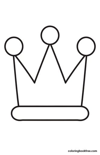 Toy crown, a free Stories coloring page for Toddler