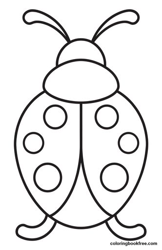 Ladybug, a free Animals coloring page for Toddler