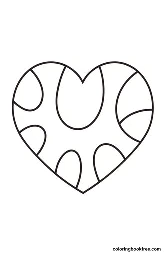 Heart, a free Other coloring page for Toddler