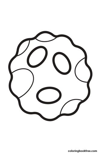 Cookie, a free Food coloring page for Toddler